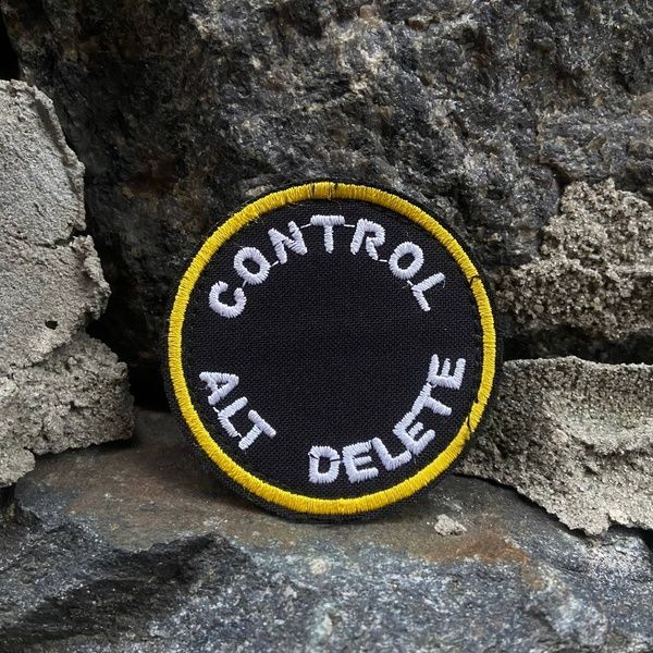 Шеврон "Control alt delete" 65311 фото