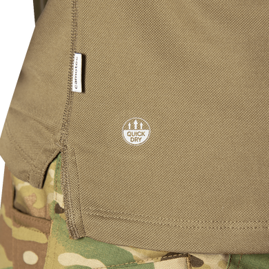 Поло тактичне Army ID 2.0 CoolPass Pique LT Tan 6574744 фото