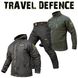 Комплект милитари "TRAVEL DEFENCE" 3 в 1 DARK OLIVE (Таслан + Микрофлис)