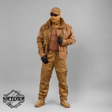 Штани тактичні "SHTORM" Coyote (Canvas) 76687 фото
