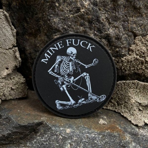 ПВХ шеврон "Mine fuck" 457647 фото