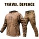 Комплект милитари "TRAVEL DEFENCE" 2 в 1 COYOTE (Таслан + Микрофлис)