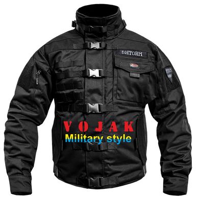 Куртка тактическая "SHTORM" BLACK (Мембрана + Флис + Ода)