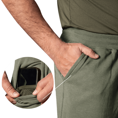 Шорти спортивні FitPro Cotton Khaki 56775656 фото