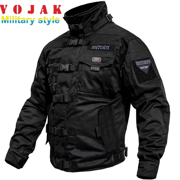 Куртка тактична "SHTORM" BLACK (Мембрана + Фліс + Ода)