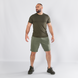 Шорти спортивні FitPro Cotton Khaki 56775656 фото 2