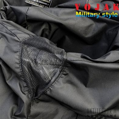 Куртка тактична Мембрана Black (ANTITERROR II)