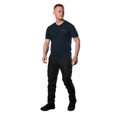 Футболка тактическая Totem V-neck Темно-синяя 768878 фото