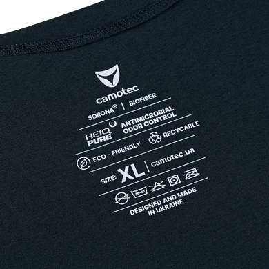 Футболка тактическая Totem V-neck Темно-синяя 768878 фото