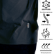 Футболка тактическая Totem V-neck Темно-синяя 768878 фото 4