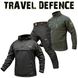 Комплект "TRAVEL DEFENCE" 3 в 1 АНОРАК DARK OLIVE (Таслан + Мікрофліс)