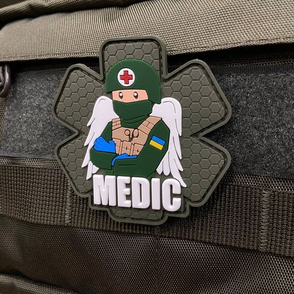 ПВХ шеврон &laquo;Medic&raquo; польовий 56653 фото