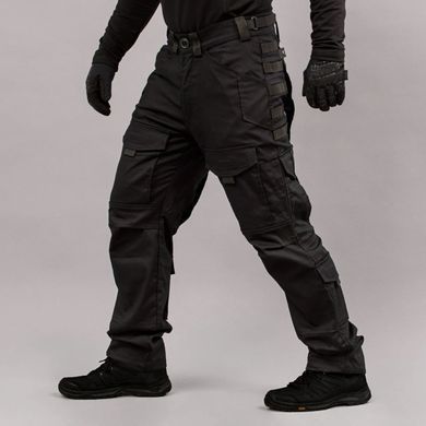 Штани тактичні "SHTORM" Black (Canvas) 76689 фото