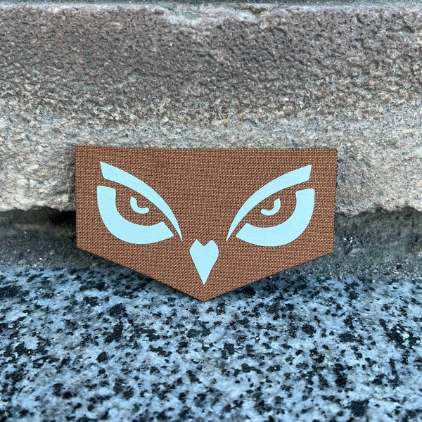 Шеврон «Owl eyes» lasercut bk-gl Coyote