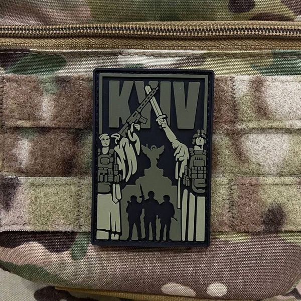 ПВХ шеврон &ldquo;Kyiv&rdquo; олива 67467 фото