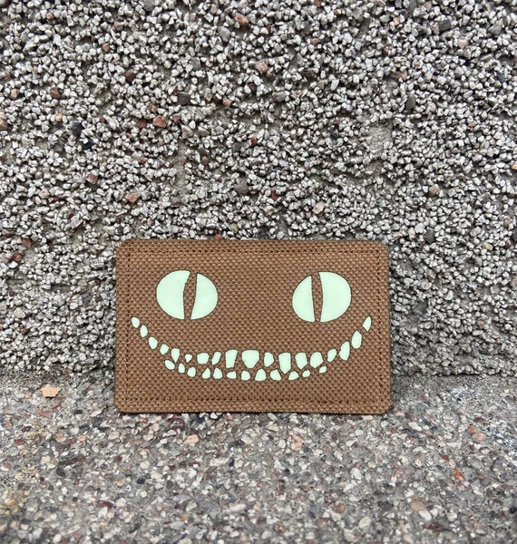 Шеврон «Smiling cat» lasercut cb-gl