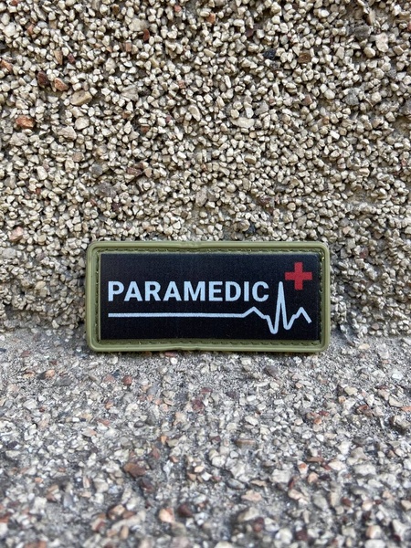ПВХ шеврон “Paramedic” Black