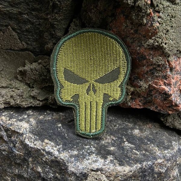 Шеврон "The Punisher" Olive 85432 фото