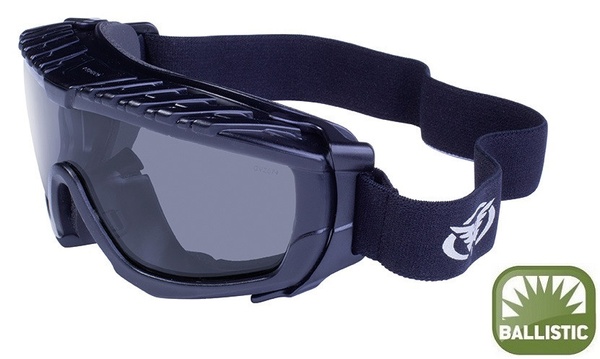 Очки защитные с уплотнителем Global Vision BALLISTECH-1 (gray) серые