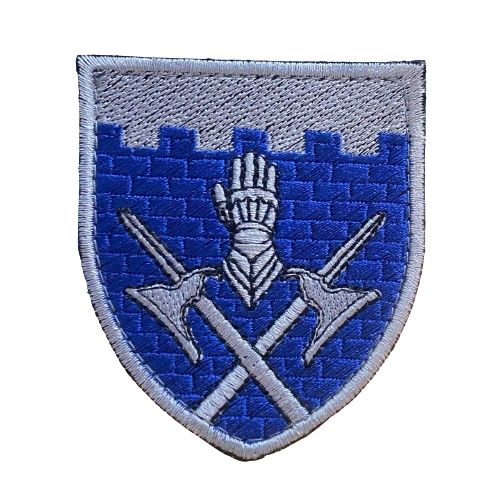 Шеврон 101 окрема бригада охорони ген.штабу Синій