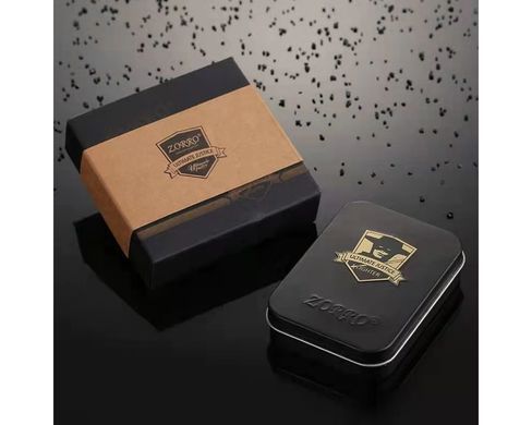 Зажигалка бензиновая ZORRO LEOPARD silver 1557405047 фото