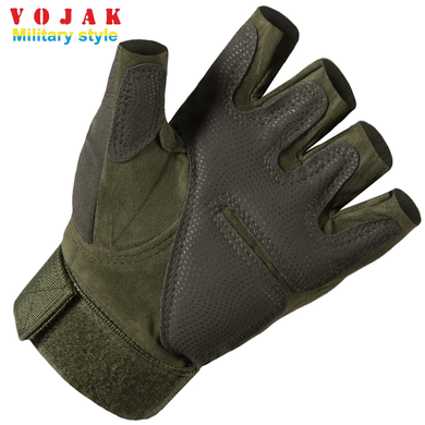Рукавиці тактичні безпалі Olive 923985653-27 фото