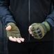 Рукавиці тактичні безпалі Olive 923985653-27 фото 3