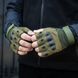 Рукавиці тактичні безпалі Olive 923985653-27 фото 1