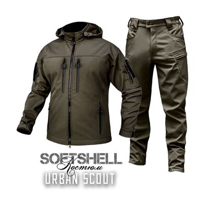 Комплект "URBAN SCOUT" OLIVE (SoftShell)